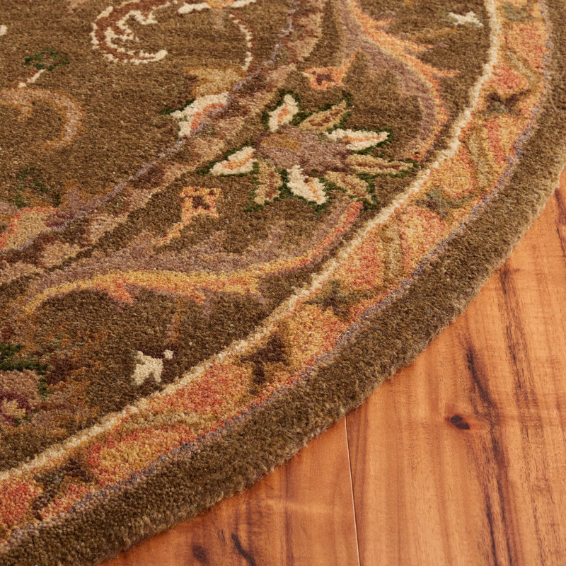 Dunbar Hand Tufted Wool Oriental Rug, Oval 7'6" X 9'6" 