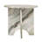 Sculptural Marble Table with Interlocking Base-516538622