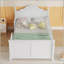 Lit pour enfants, lit plateforme simple en bois avec tête et pied de lit-1866732020