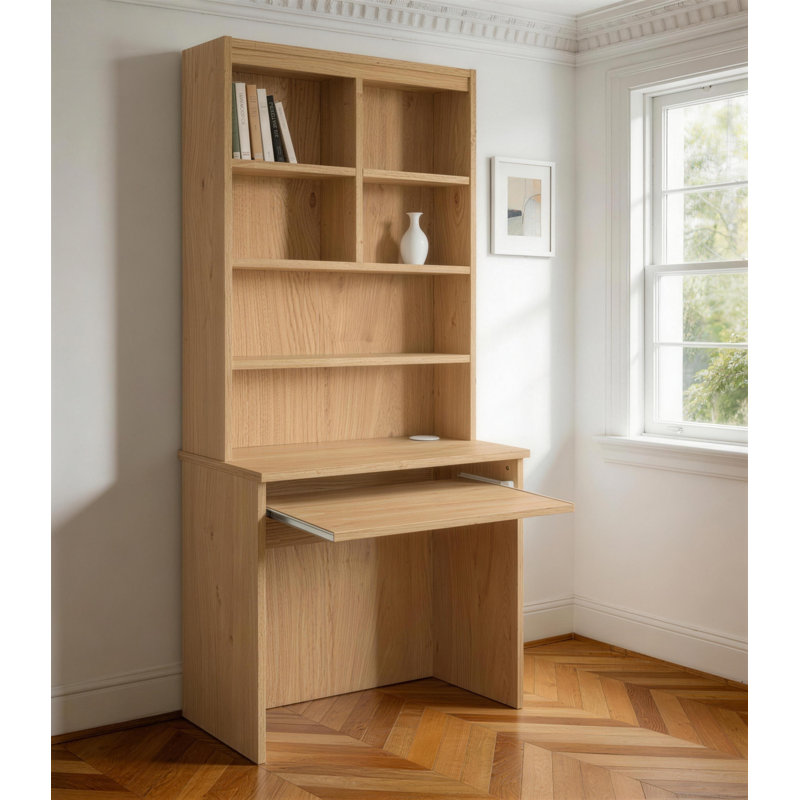 Haajirah Computer Desk, Walnut