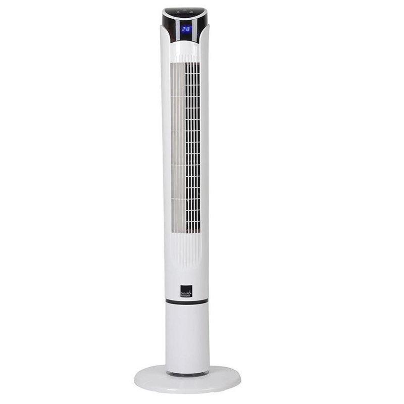 Symple Stuff Dowdle Tower Fan, White, 45cm H x 35cm W x 16cm D