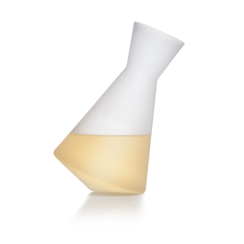 Vaso Crystal Lead Free Crystal Wine Decanter, Frosted