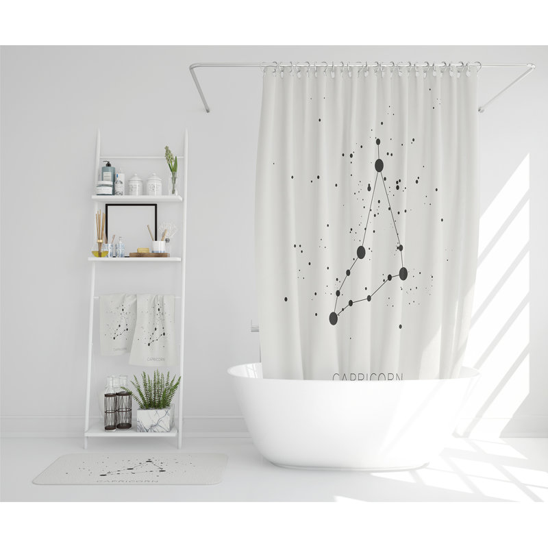 Naven Polyester Shower Curtain Set
