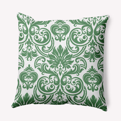 Floral Outdoor Reversible Throw Pillow
