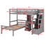 Lit mezzanine avec lit autonome-1949703681