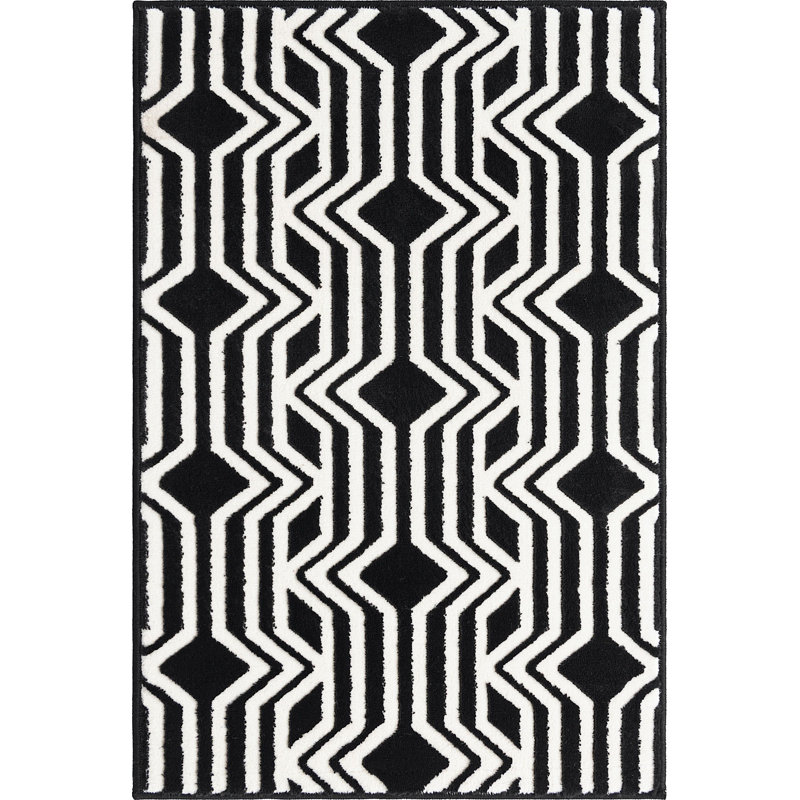 Geometric Indoor Rug, Rectangle 9' x 12'