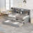 Wooden Captain Daybed Bed with Built-in Bookshelves-490314528-490314530