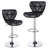 Elna Stylish Adjustable PU Leather Swivel Bar Stool Counter Height Bar Chairs with Large  Base-548760824