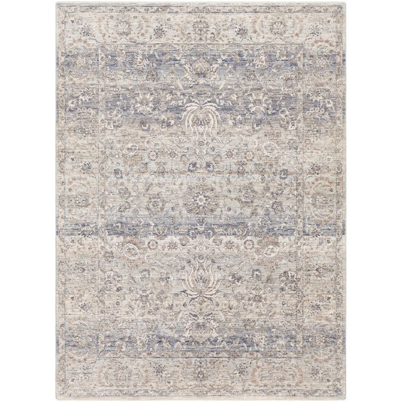 Pagoda Oriental Indoor Rug, Rectangle 3'3" x 5'