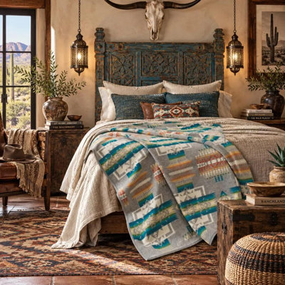 Pendleton Chief Joseph Grey Blanket