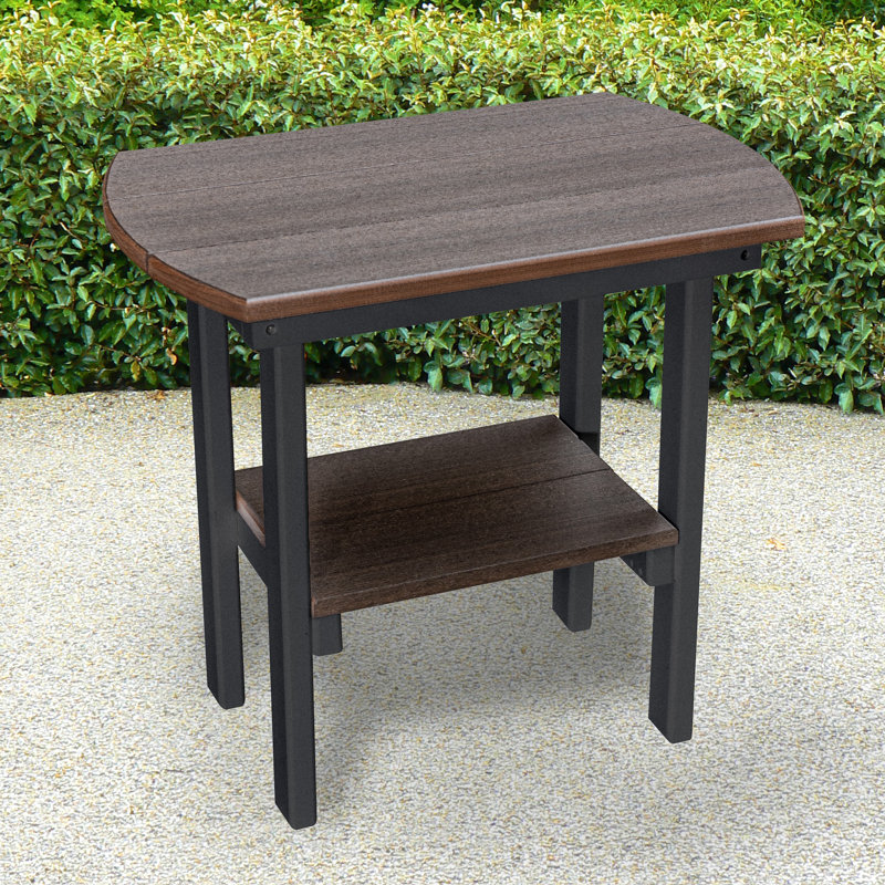  Table de bout ovale Model, Noir, noir, noir, noir, Brun
