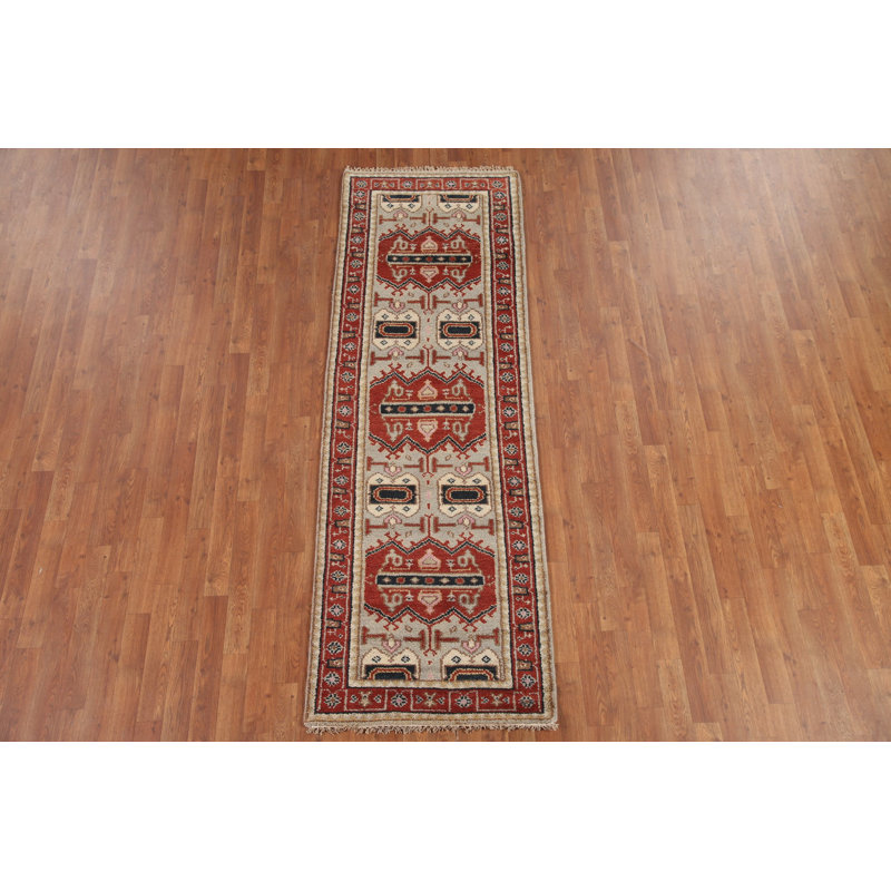 Tapis de couloir oriental géométrique 3x8