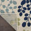 Tapis bleu botanique Janyce-1116931049