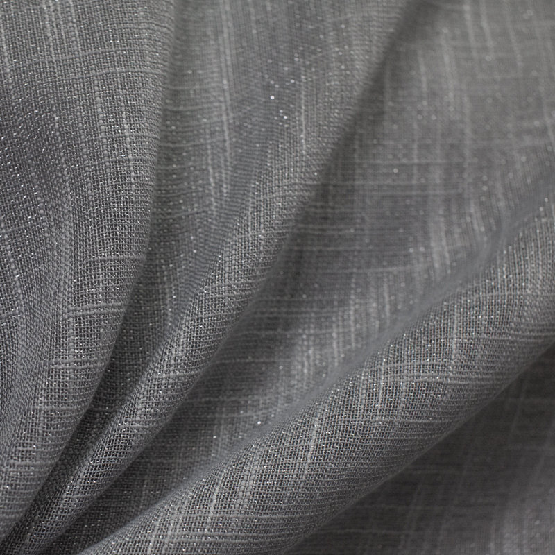 Metallic Sheer | Zeil Fabric_ZEIL/110, Silver