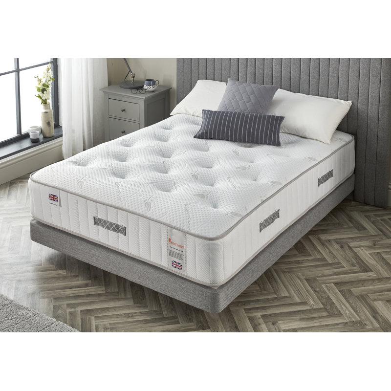 Midnight 27cm Orthopaedic Mattress with Extra Hybrid Support Allergen Free, Super King (6')