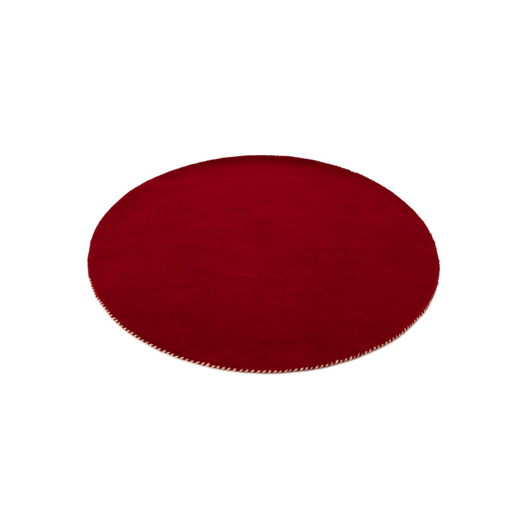 Solid Colour Wool Hand Woven Area Rug