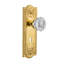 Meadows Clear Interior Mortise Door Knob with Arch Rosette-1492860481