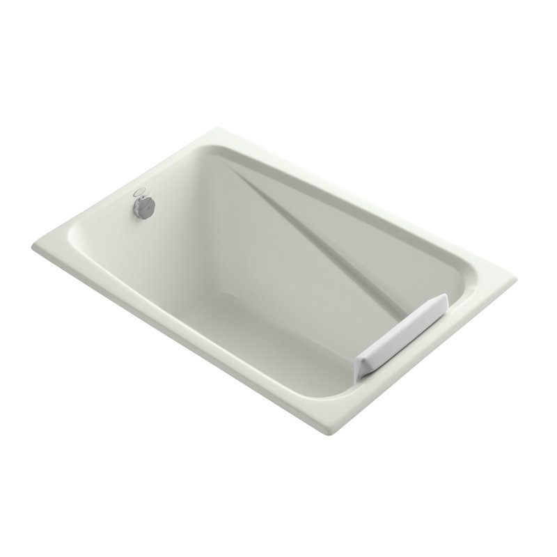 Greek 48" x 32" Drop-in Soaking Bathtub, Black