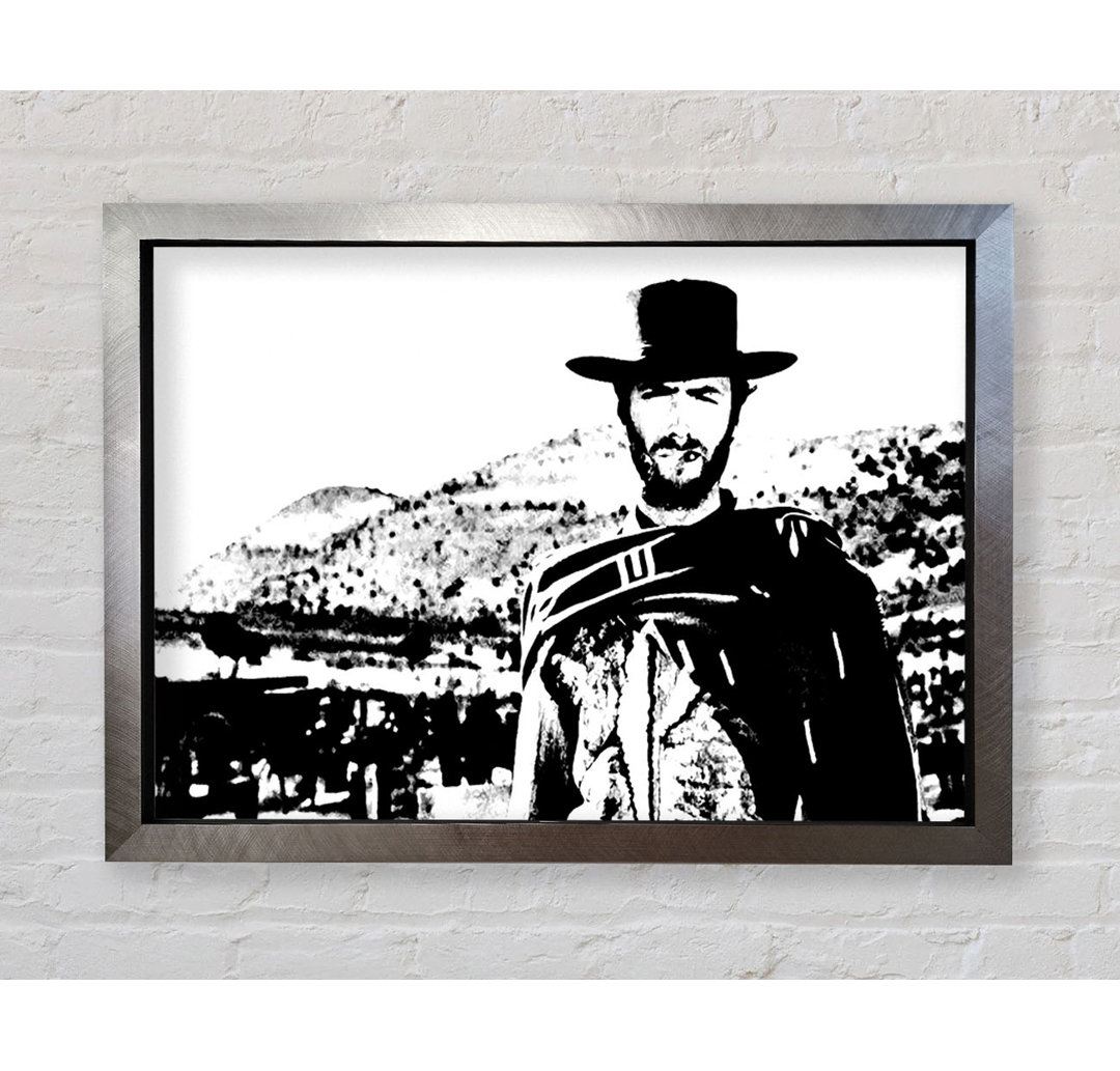 Gerahmter Kunstdruck Clint Eastwood The Good The Bad The Ugly