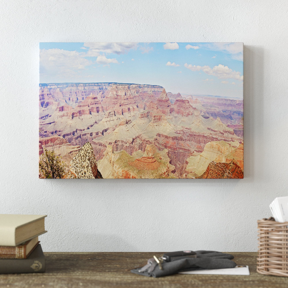 'Grand Canyon Panorama I' by Sylvia Coomes - Wrapped Canvas Photograph Print