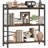 Vintage 3-Tier Bookshelf, 31.49" W X 31.88" H, Industrial Wood And Metal Book Storage Shelf For Living Room/Bedroom/Office