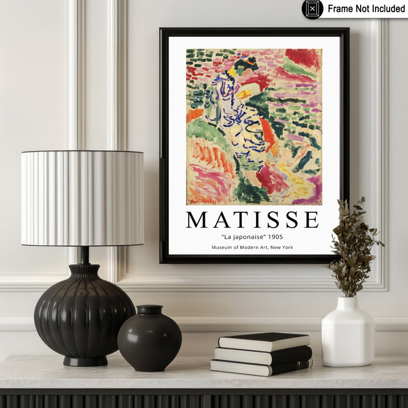 Henri Matisse - La Japonaise, Sans cadre, Affiche, H 16 po x l 20 po