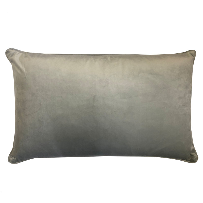 Martina Lumbar Pillow Cover & Insert, Gray