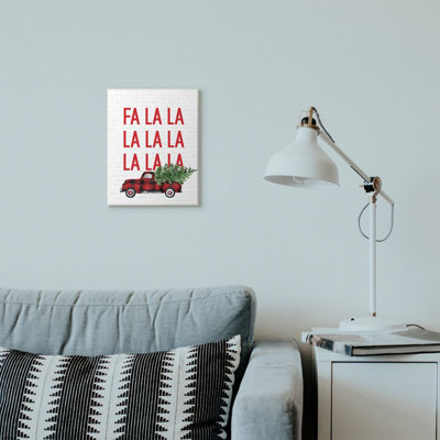 " Fa La La Plaid Truck "