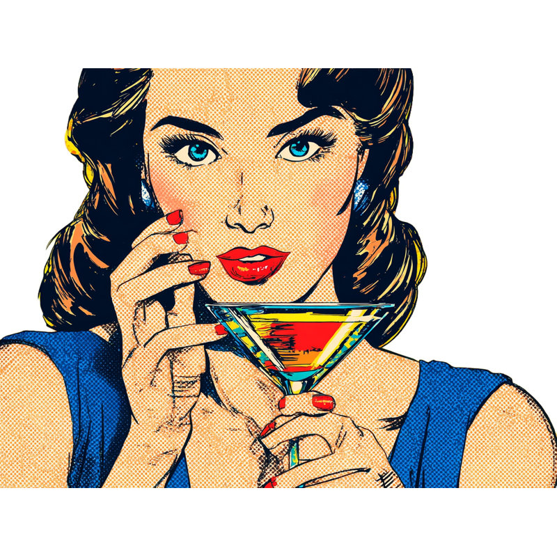Art mural sur toile cramoisie Toast, H 30 po x l 40 po x P 1,5 po