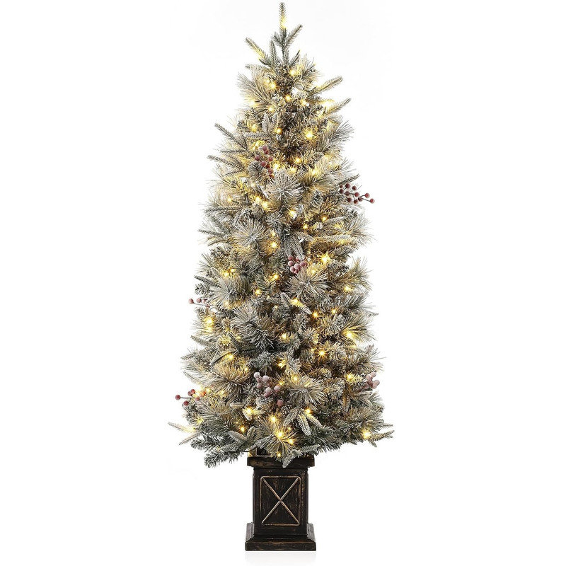 54' H Lighted Artificial Christmas Tree