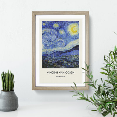 The Starry Night by Vincent Van Gogh - Picture Frame Painting