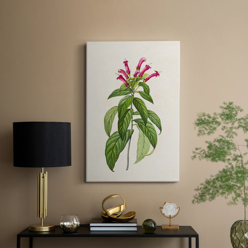 Jolies roses botaniques - galerie Cavas personnalisée, H 60 po x l 40 po