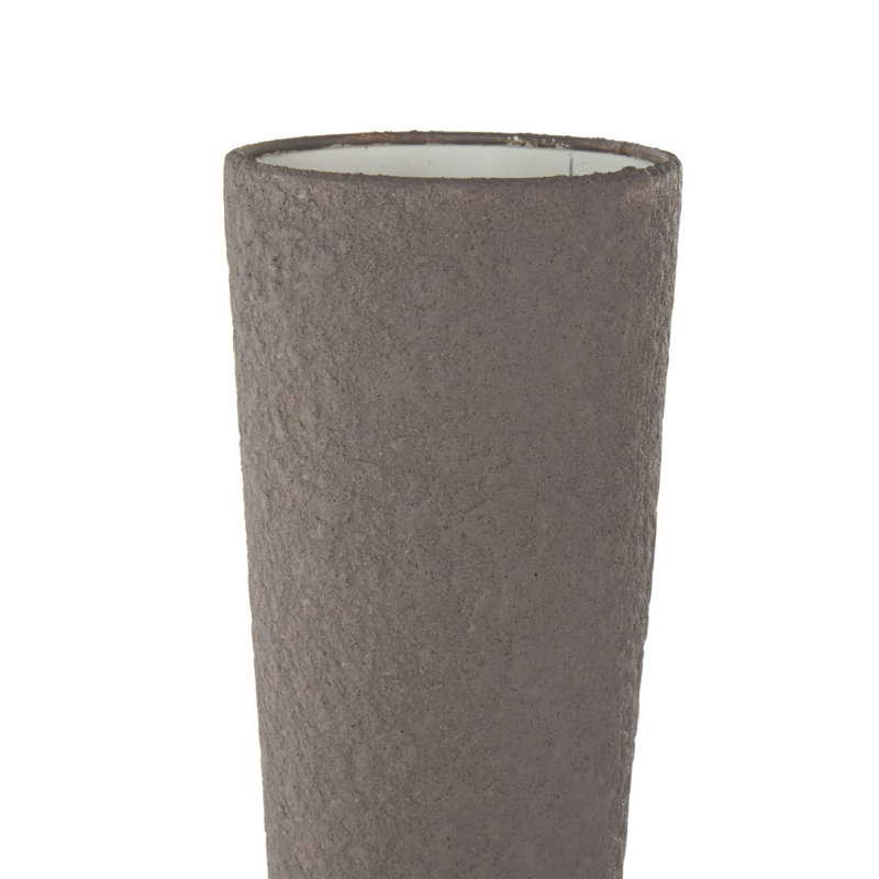 Vase cannelé en métal Cole And Grey