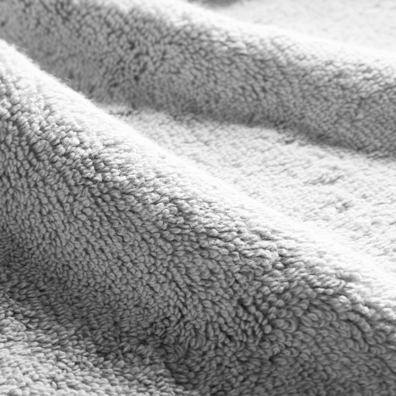 Serviettes en coton australien Ultraplush, Crépuscule / blanc, Serviettes de bain (ensemble de 2)