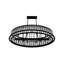 Waldorf Metal And Glass Rod Oval Chandelier-686360441