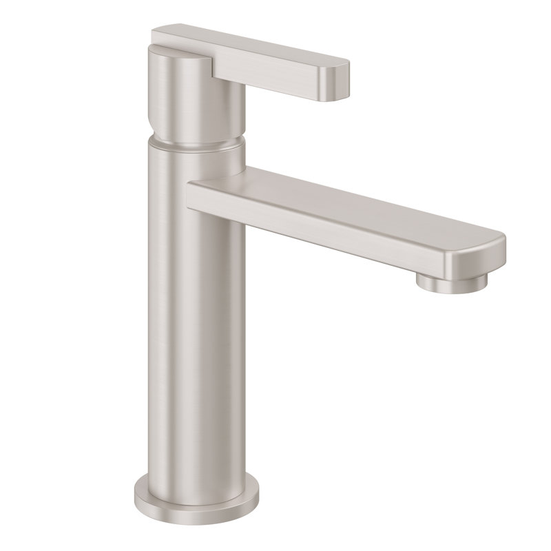 San Elijo Single Hole Lavatory Faucet, Satin Nickel