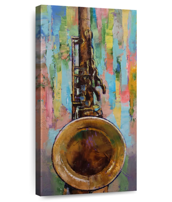 Sax, 24" H x 12" W