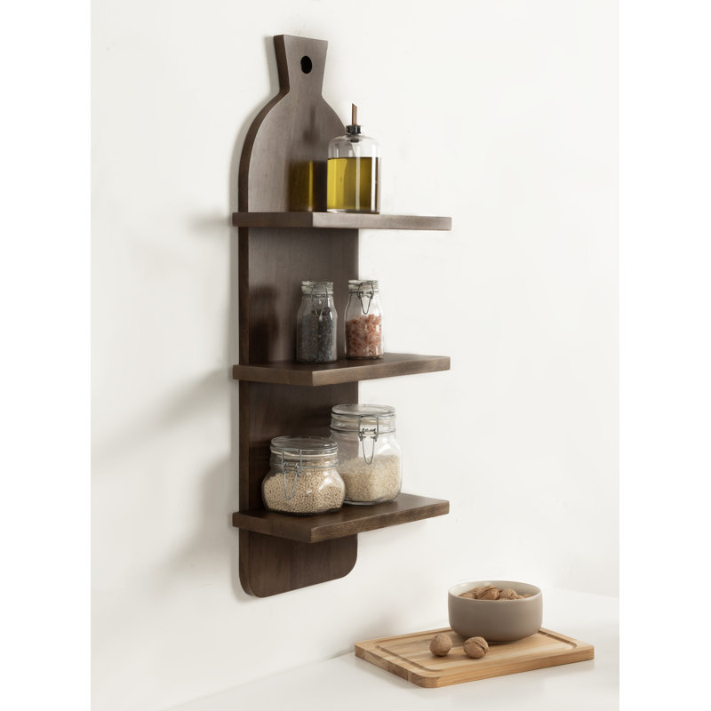 Ackerman 3 Piece Mango Solid Wood Accent Shelf