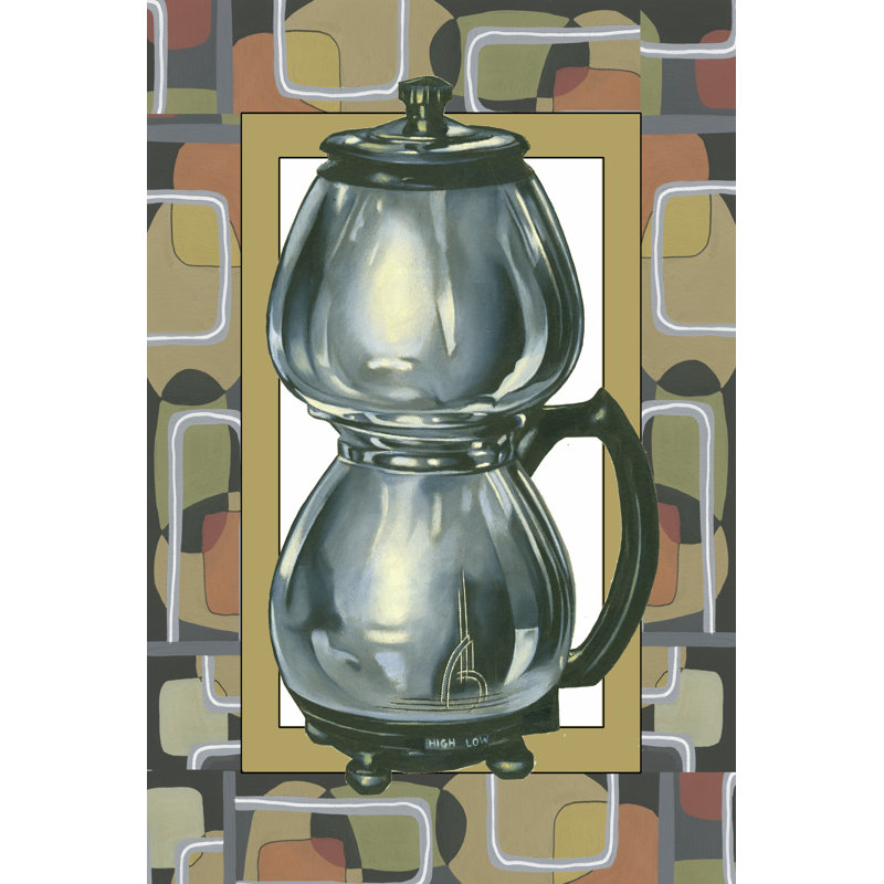 Junes Coffee Pot by D. Bookman - Wrapped Canvas Painting, 76cm H x 51cm W x 3.8cm D