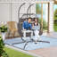 Chaise suspendue en rotin pour 2 personnes-1295945350