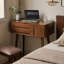 Solid Wood Vanity with Mirror