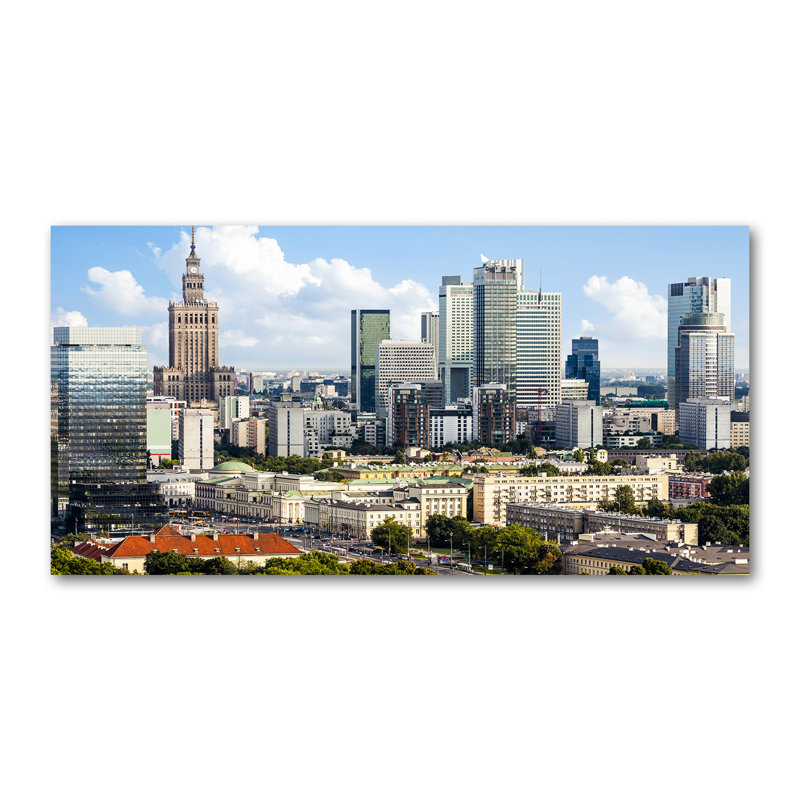 Warsaw Poland - No Frame Print on Canvas