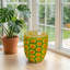 Tabouret de jardin 14 po en résine d'ananas, table d'appoint et support pour plantes - Décoration tropicale surdimensionnée pour patio, balcon et maison