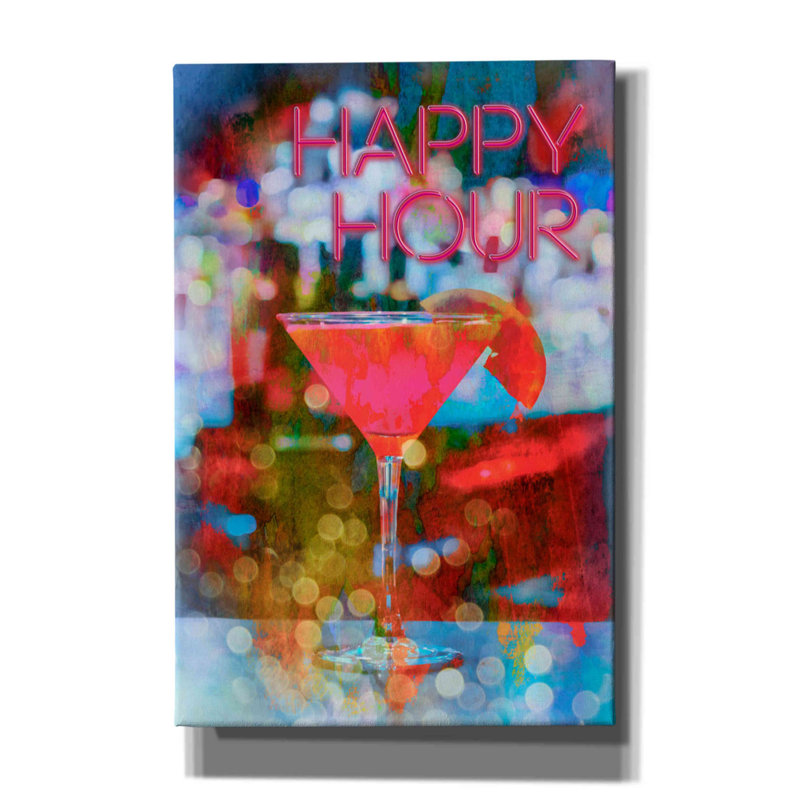 " Happy Hour " by Andrea Haase, 60" H x 40" W x 1.5" D