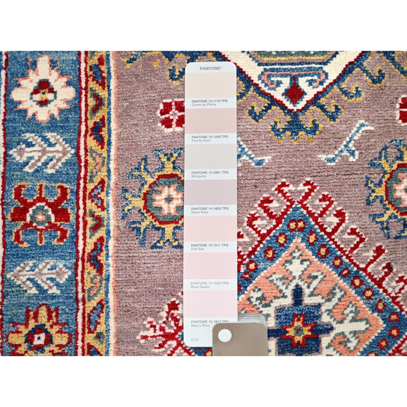 Possing One-of-a-Kind 2'6" X 9'2" New Age Runner Wool Area Rug Grey