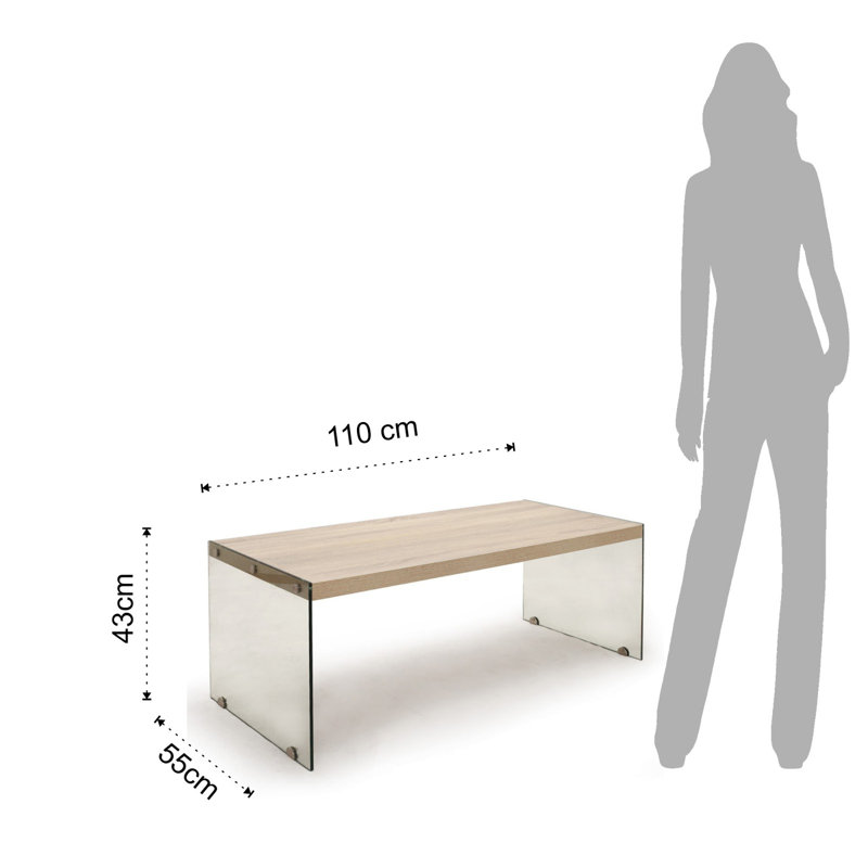 Duffy Sled Coffee Table with Storage