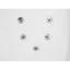 Porcher 1100mm x 1550mm Whirlpool Acrylic Bathtub with Tap-26297265