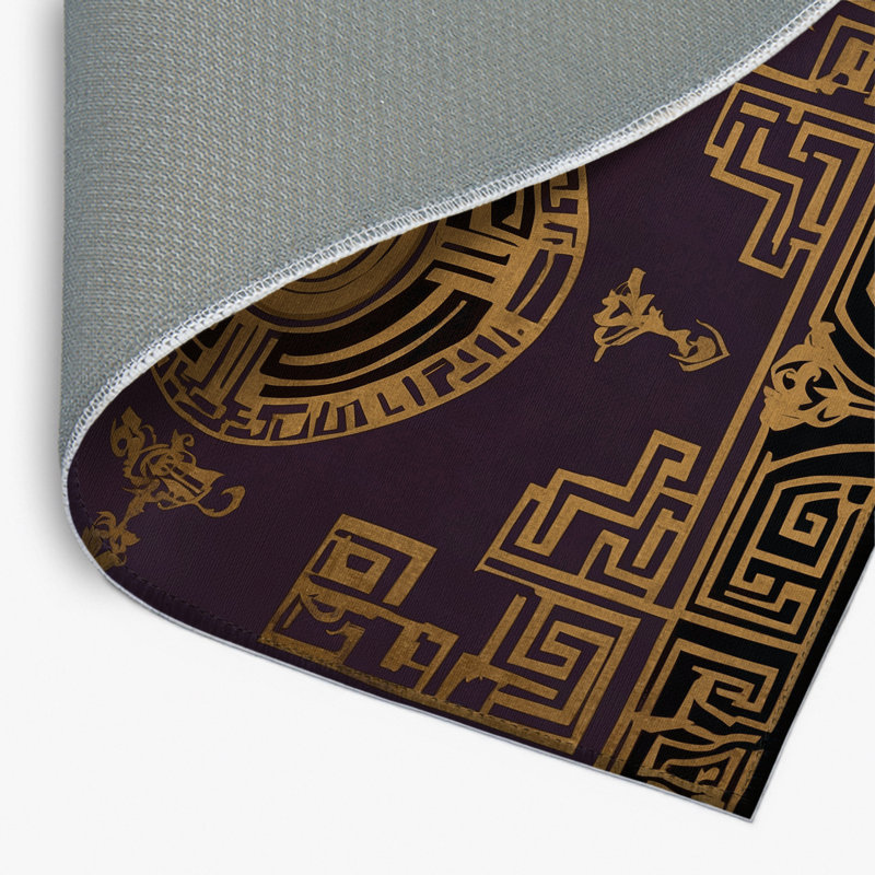 Tapis intérieur et extérieur Renaissance Petal, Rectangle 1 pi 6 po x 2 pi 6 po