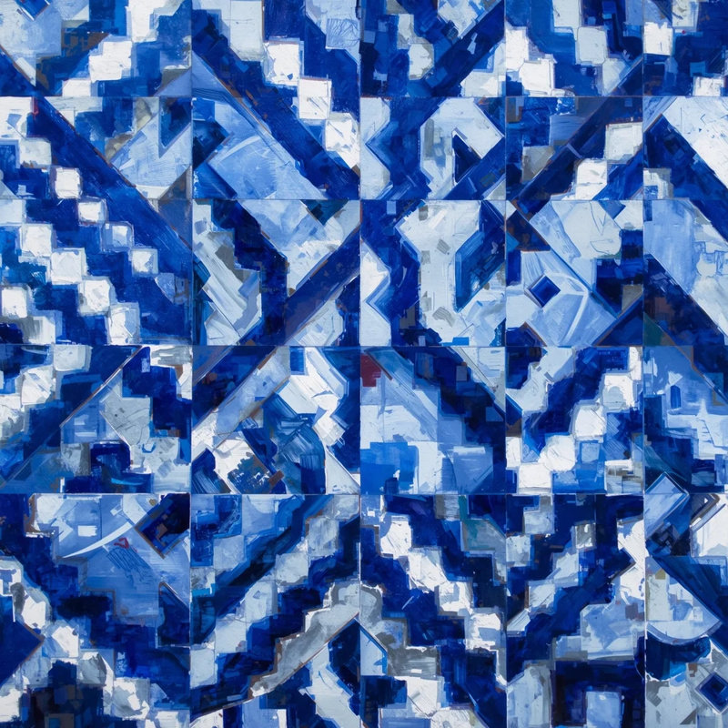 Tessellation azur