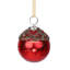 Ornement en forme de boule de verre classique intemporel